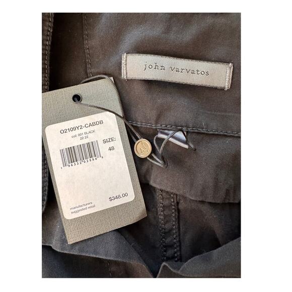 NWT John Varvatos Men's Black DOM M65 Inspired Military Field Jacket Size 48 - Picture 5 of 9